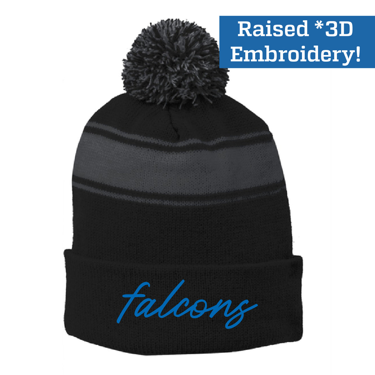 Danvers Falcons Winter Pom Pom Beanie