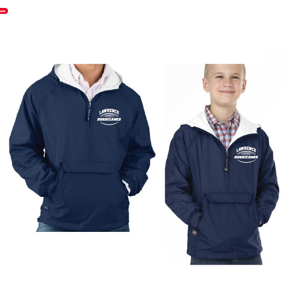 Classic Pullover - Lined Windbreaker W/ Hood - YOUTH & ADULT
