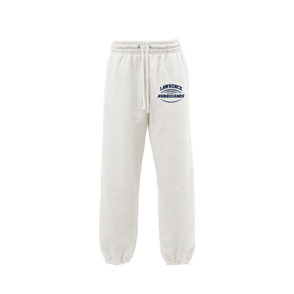 Pennant womens oversize fleece sweatpant / Cream