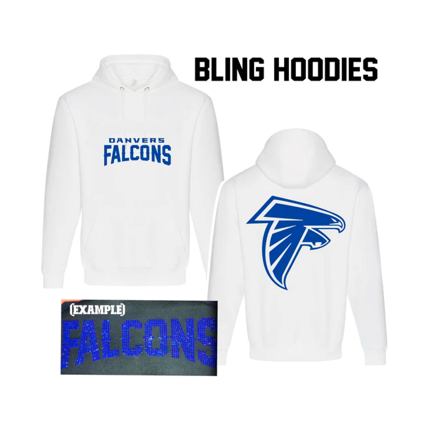 Falcons Bling Hoodie