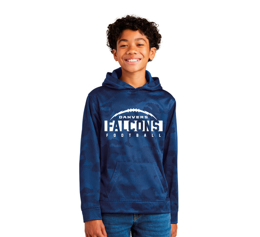 Sport-Tek® Sport-Wick® CamoHex Fleece YOUTH Hooded Pullover