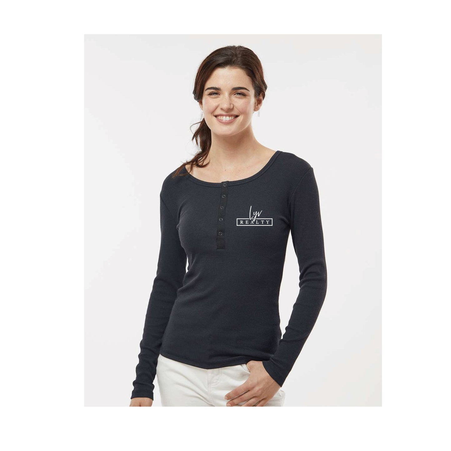Women's Harper Long Sleeve LYV Henley