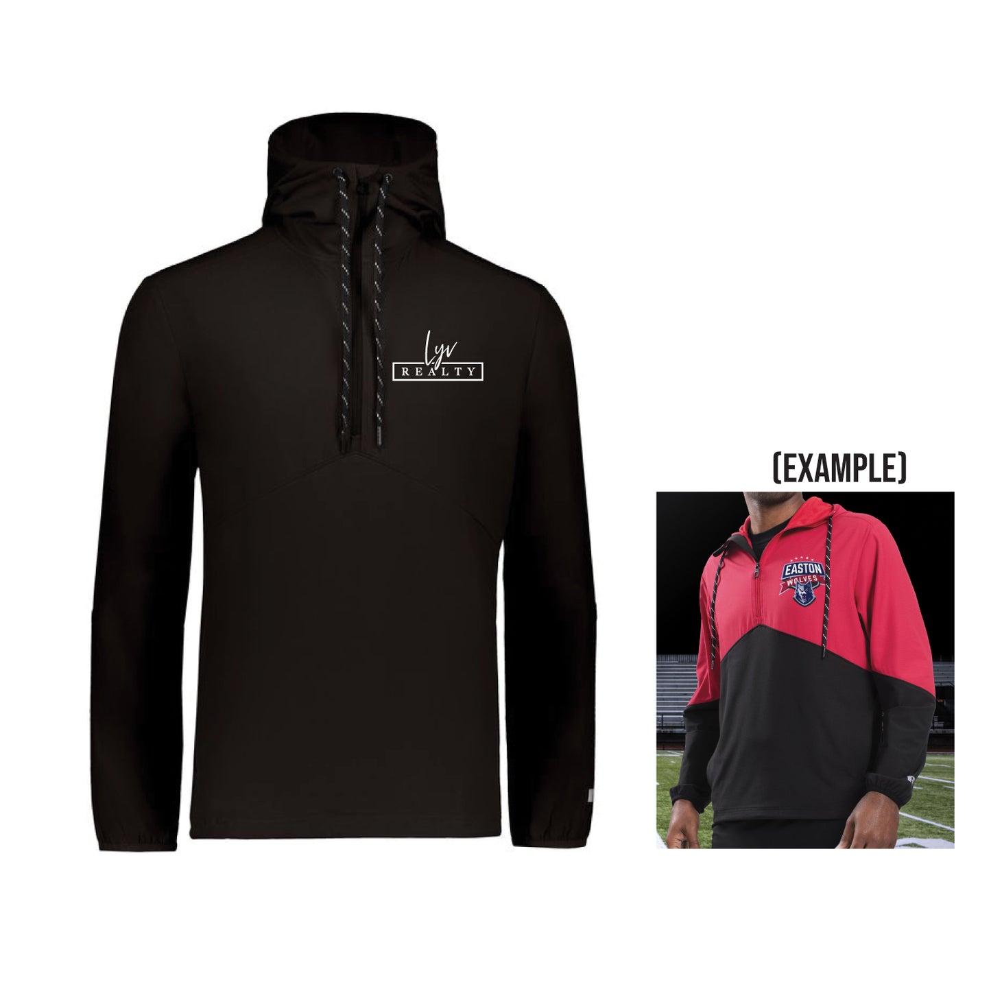 LYV Russel Legend Hooded Pullover windbreaker