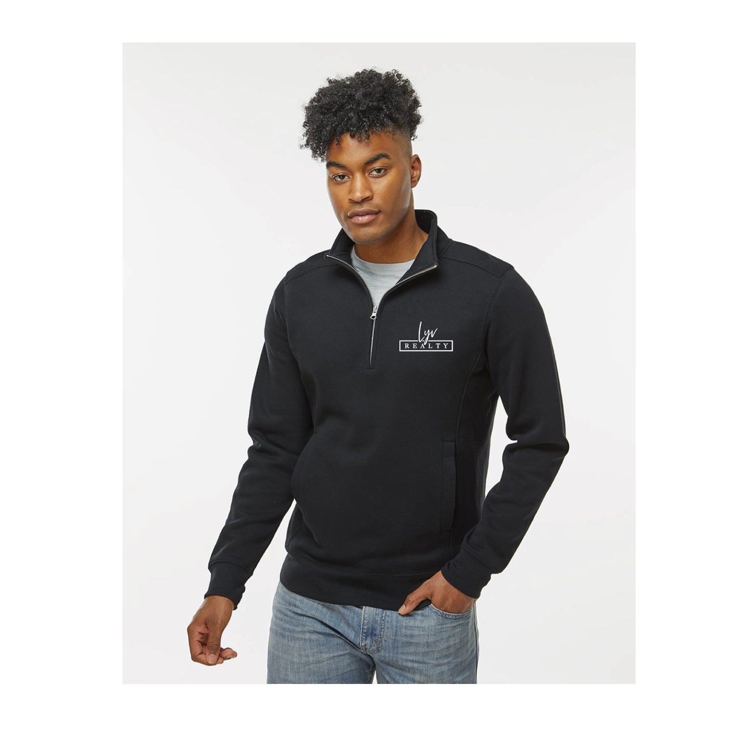 LYV Heavyweight Fleece Quarter-Zip Sweatshirt