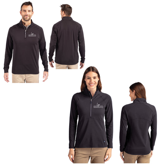 Cutter & Buck premium Adapt Eco Knit Stretch Recycled Half Zip Pullover