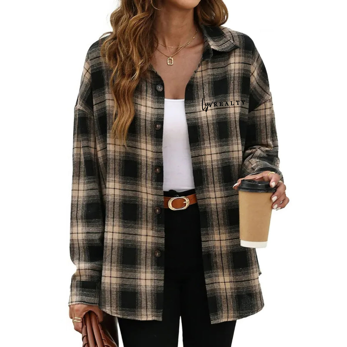 LYV Casual Long Sleeve Plaid shirt