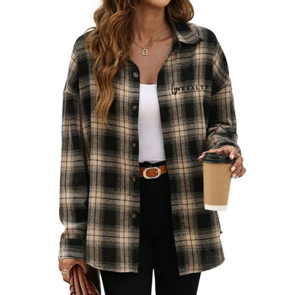 LYV Casual Long Sleeve Plaid shirt