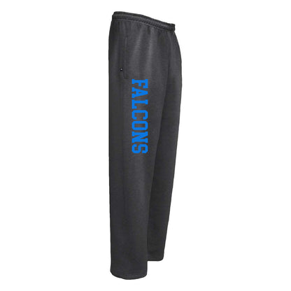 Danvers Basketball - Falcon Pennant super 10 Open Bottom Sweats