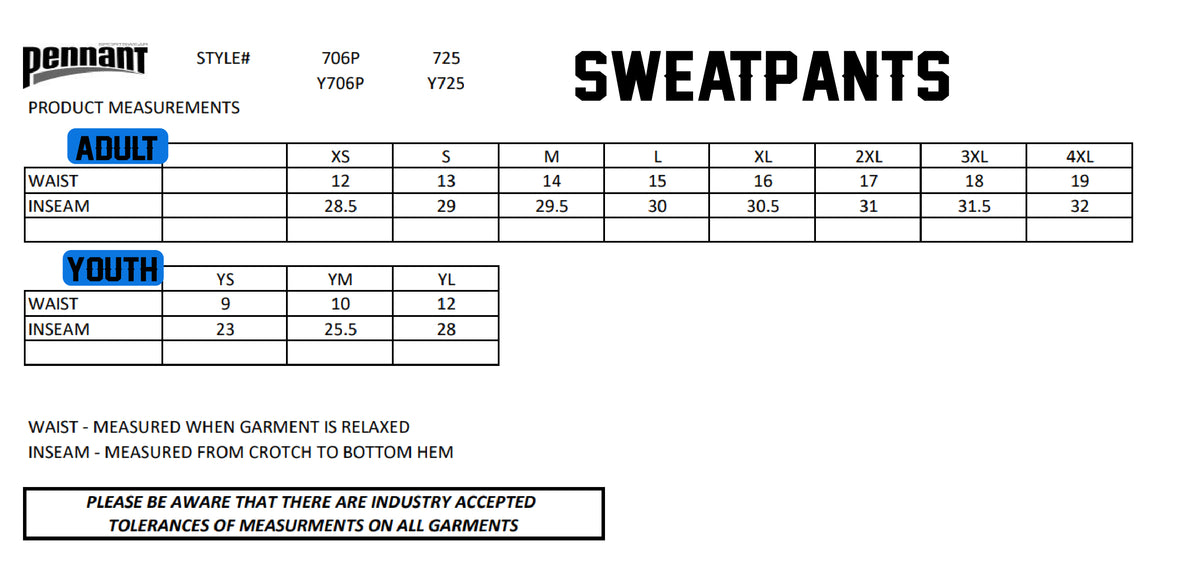 Danvers Basketball - Falcon Pennant super 10 Open Bottom Sweats