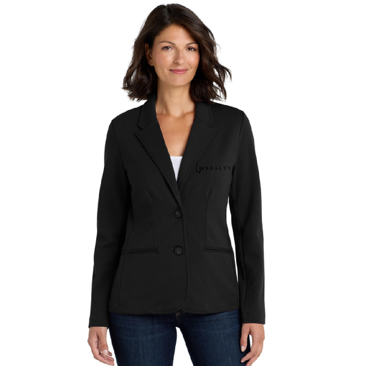LYV Port Authority® Women's Knit Blazer