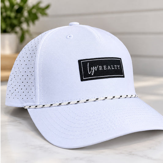 LYV Five-Panel Perforated Rope Cap