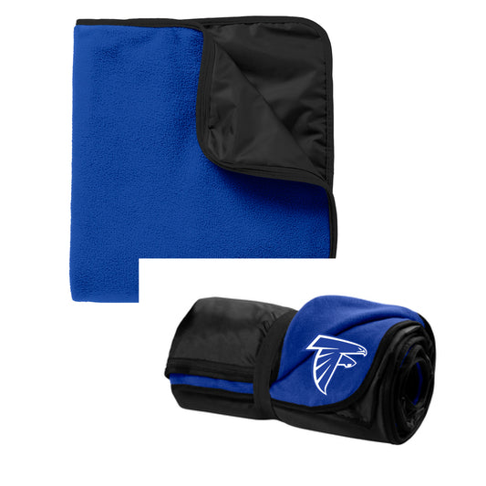 Fleece & Poly Travel Blanket