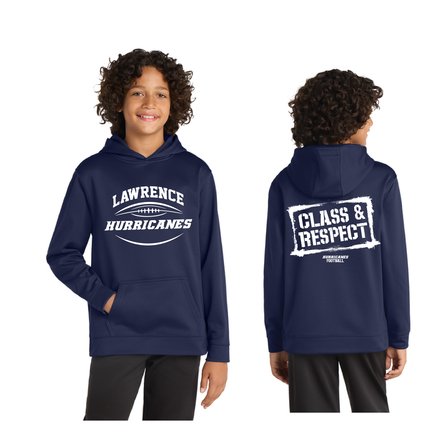 Sport-Tek® Sport-Wick Fleece Hooded Pullover YOUTH & ADULT
