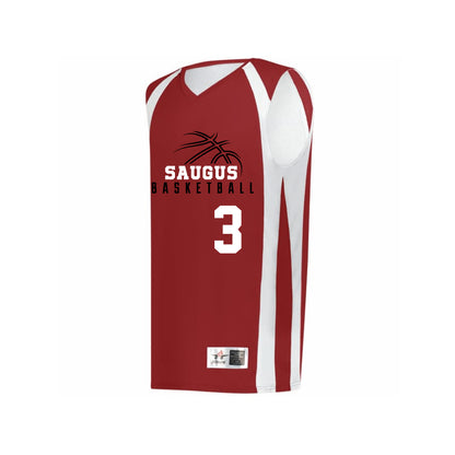 Saugus Basketball Uniform Jersey- *ADD LAST NAME, #  & TEAM NAME TO THE ORDER NOTES AND HIT ENTER