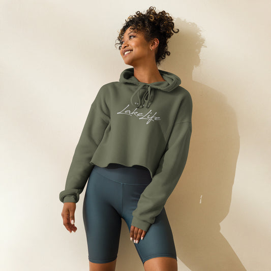 Lake Life Crop Hoodie